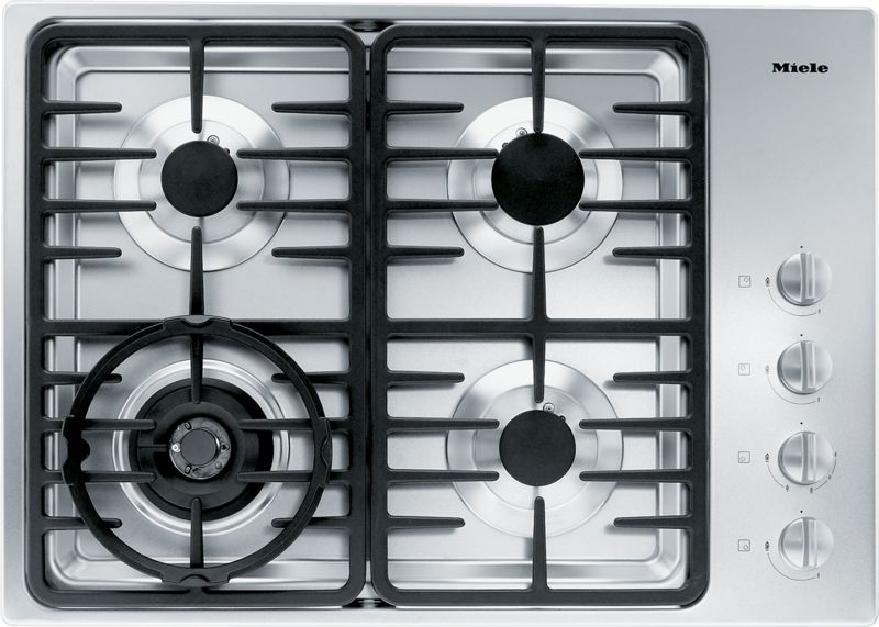Miele KM 3465 G Stainless steel, model KM 3465 G — cooktops & rangetops specified and installed by iKitchen Cabinetry