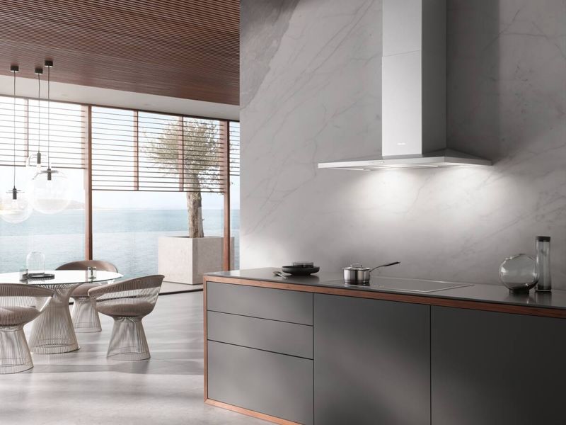 Miele DA 399-7 Classic Stainless steel, model DA 399-7 Classic — ventilation hoods specified and installed by iKitchen Cabinetry, view 2