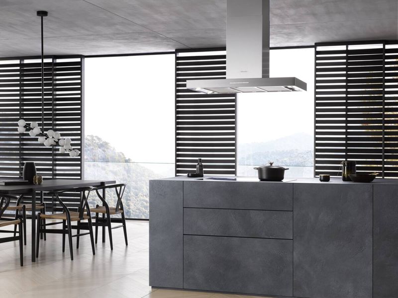 Miele PUR 98 D Stainless steel, model PUR 98 D — ventilation hoods specified and installed by iKitchen Cabinetry, view 2