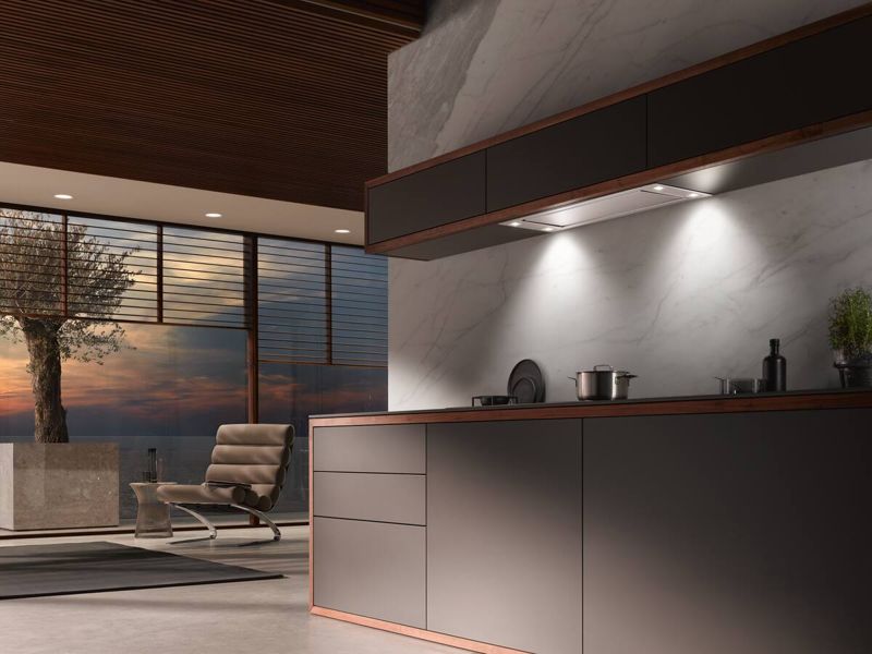 Miele DA 2698 Stainless steel Insert Ventilation Hood, model DA 2698 — ventilation hoods specified and installed by iKitchen Cabinetry, view 3