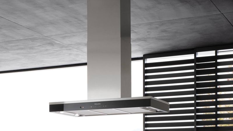 Miele DA 6698 D Puristic Version 6000 Stainless steel, model DA 6698 D Puristic Version 6000 — ventilation hoods specified and installed by iKitchen Cabinetry, view 3
