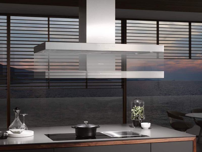 Miele DA 4248 V D Puristic Varia Stainless steel, model DA 4248 V D Puristic Varia — ventilation hoods specified and installed by iKitchen Cabinetry, view 2