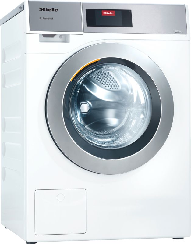 Miele Professional washing machine, Little Giants, electric heating, drain pump, model PWM 908 [EL DP] — professional laundry specified and installed by iKitchen Cabinetry
