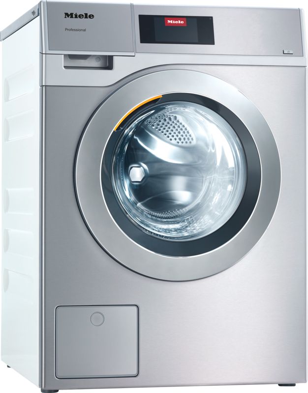 Miele Professional washing machine, Little Giants, electric heating, drain pump, model PWM 908 [EL DP] — professional laundry specified and installed by iKitchen Cabinetry