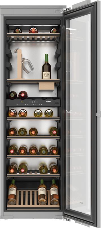 Miele 24" Built-in Wine Refrigerator, model KWT 6722 iS — wine units specified and installed by iKitchen Cabinetry, view 2