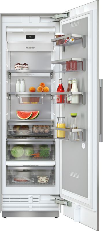 Built-In Refrigerators by Miele — specified by iKitchen Cabinetry