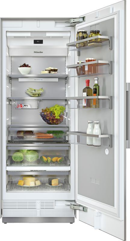 Miele 30" MasterCool refrigerator, model K 2802 SF — built-in refrigerators specified and installed by iKitchen Cabinetry
