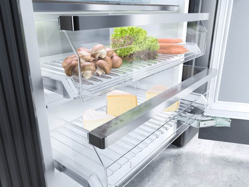 Miele 30" MasterCool bottom-mount unit, model KF 2802 SF — mastercool refrigeration specified and installed by iKitchen Cabinetry, view 4