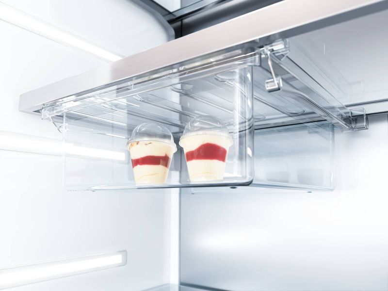 Miele 36" MasterCool bottom-mount unit, model KF 2912 Vi — built-in bottom mounts specified and installed by iKitchen Cabinetry, view 4