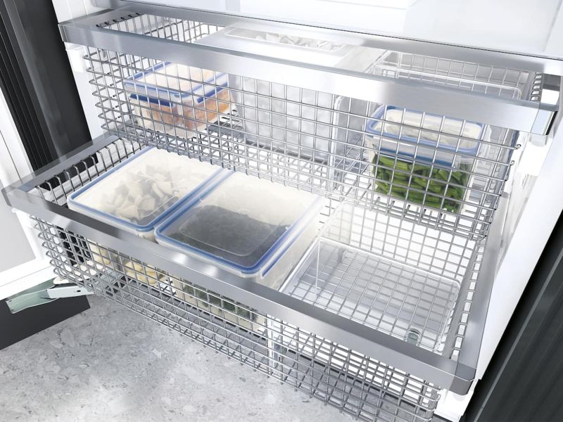 Miele 18" MasterCool Freezer, model F 2412 Vi — built-in freezers specified and installed by iKitchen Cabinetry, view 6