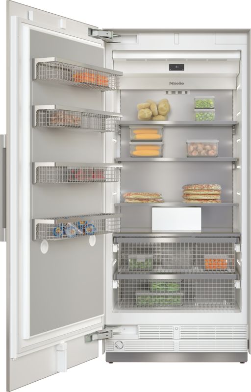 Miele 36" MasterCool freezer F 2912 SF Stainless steel/CleanSteel, model F 2912 SF — built-in freezers specified and installed by iKitchen Cabinetry