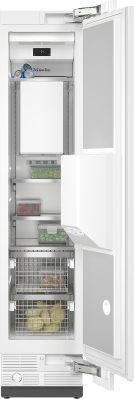 Miele 18" MasterCool Freezer, model F 2462 Vi — built-in freezers specified and installed by iKitchen Cabinetry
