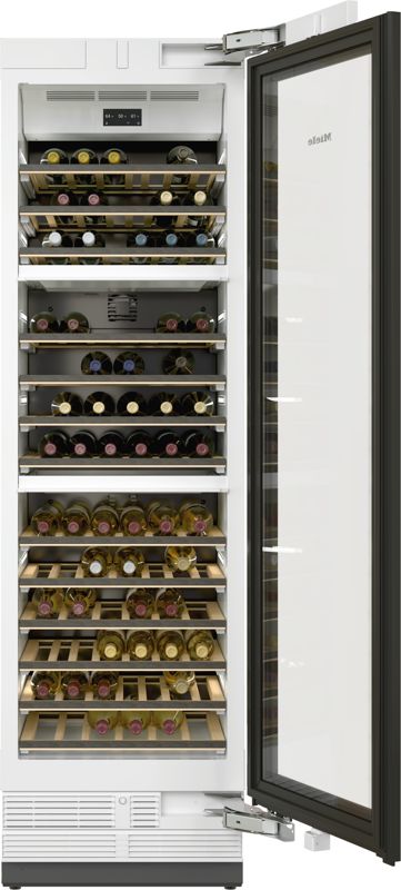 Miele 24" MasterCool Wine Refrigerator, model KWT 2602 Vi — wine units specified and installed by iKitchen Cabinetry