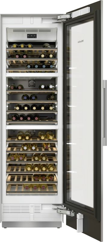 Miele 24" MasterCool Wine Refrigerator, model KWT 2602 SF — wine units specified and installed by iKitchen Cabinetry, view 2