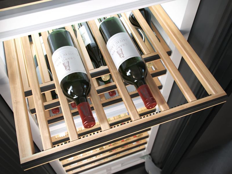 Miele 24" MasterCool wine refrigerator, model KWT 2612 SF — wine units specified and installed by iKitchen Cabinetry, view 6