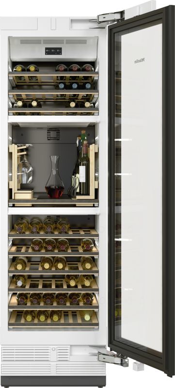 Miele 24" MasterCool wine refrigerator, model KWT 2662 ViS — wine units specified and installed by iKitchen Cabinetry, view 2