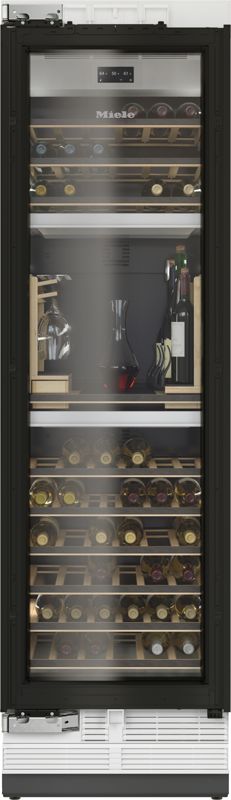 Miele 24" MasterCool Wine Refrigerator, model KWT 2672 ViS — wine units specified and installed by iKitchen Cabinetry, view 2