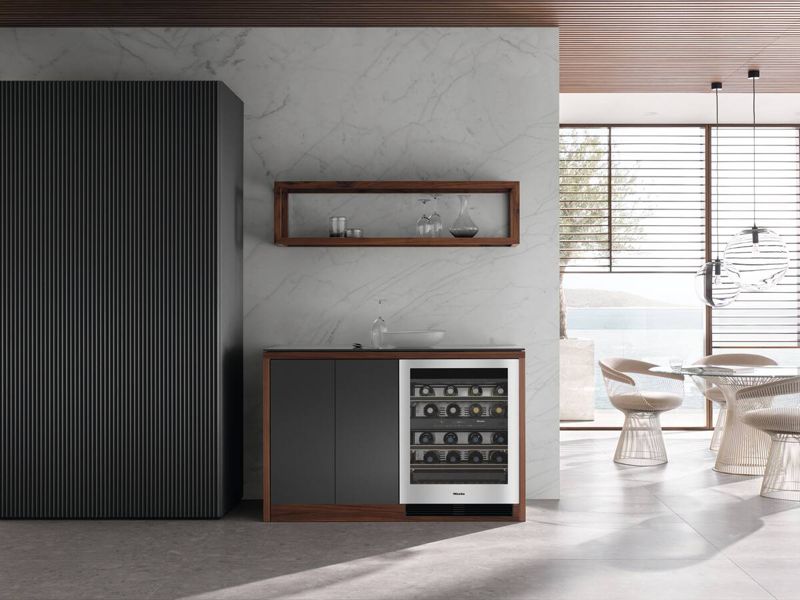 Miele 24" built-under wine refrigerator, model KWT 6322 UG — wine units specified and installed by iKitchen Cabinetry, view 4