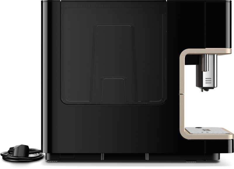 Miele CM 6360 MilkPerfection Obsidian Black.CS, model CM 6360 MilkPerfection — countertop coffee machines specified and installed by iKitchen Cabinetry, view 3