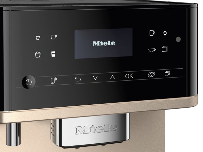 Miele CM 6360 MilkPerfection Obsidian Black.CS, model CM 6360 MilkPerfection — countertop coffee machines specified and installed by iKitchen Cabinetry, view 6