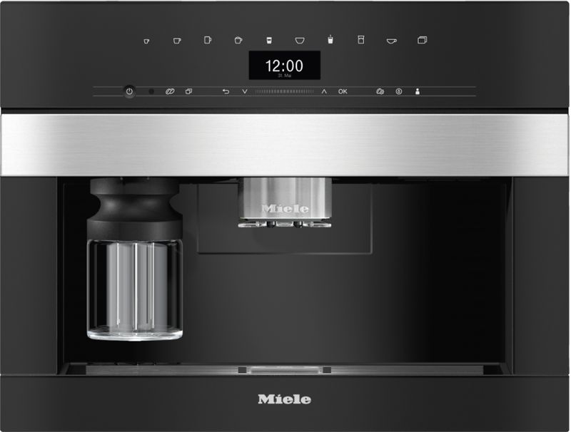 Miele Built-in coffee machine CVA 7440 Stainless steel/Clean Touch Steel, model CVA 7440 — built-in coffee machines specified and installed by iKitchen Cabinetry