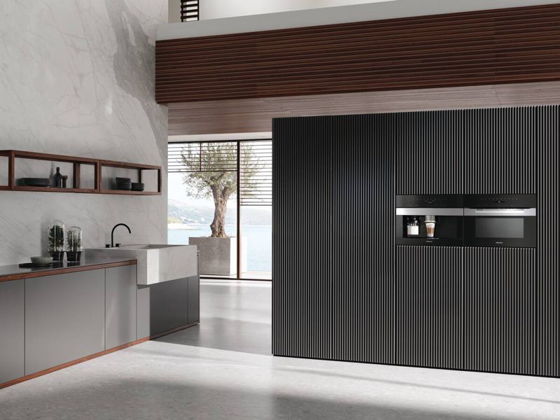 Miele Built-in coffee machine CVA 7440 Stainless steel/Clean Touch Steel, model CVA 7440 — built-in coffee machines specified and installed by iKitchen Cabinetry, view 3