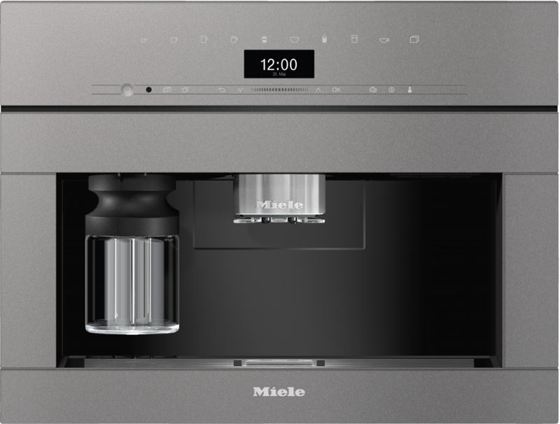 Miele Built-in coffee machine CVA 7440 Graphite grey, model CVA 7440 — built-in coffee machines specified and installed by iKitchen Cabinetry