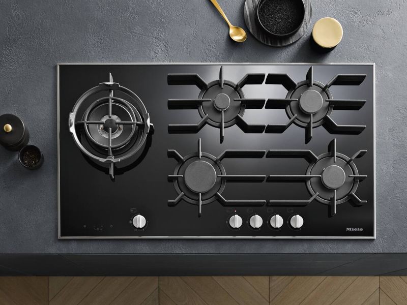 Miele KM 3054-1 Gas Cooktop, model KM 3054-1 — cooktops & rangetops specified and installed by iKitchen Cabinetry, view 3