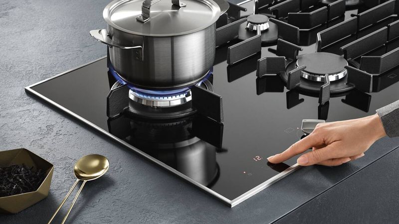 Miele KM 3054-1 Gas Cooktop, model KM 3054-1 — cooktops & rangetops specified and installed by iKitchen Cabinetry, view 5