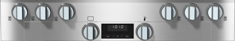 Miele 36" Range, All-gas model with DirectSelect controls (HR 1134-3 LP AG), model HR 1134-3 LP AG — ranges specified and installed by iKitchen Cabinetry, view 2