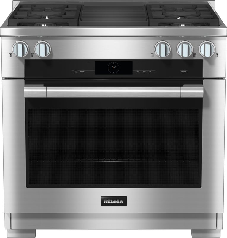 Miele HR 1935-3 G DF GR Stainless steel/Clean Touch Steel, model HR 1935-3 G DF GR — ranges specified and installed by iKitchen Cabinetry