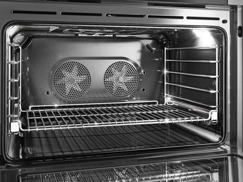 Miele 36" Range HR 1936-3 G DF GD Stainless steel/Clean Touch Steel, model HR 1936-3 G DF GD — ranges specified and installed by iKitchen Cabinetry, view 3