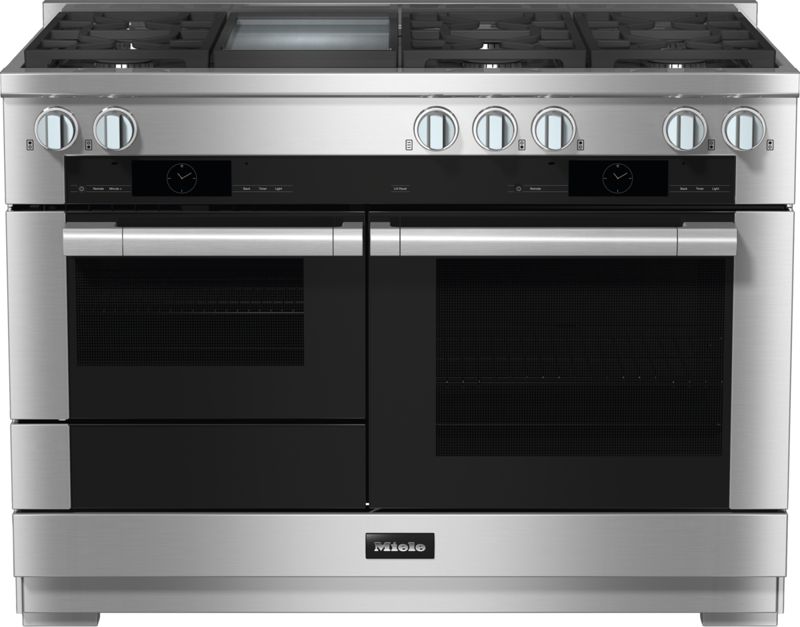 Miele HR 1956-3 LP DF GD Stainless steel/Clean Touch Steel, model HR 1956-3 LP DF GD — ranges specified and installed by iKitchen Cabinetry