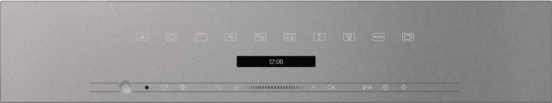 Miele 24" compact speed oven H 7240 BM AM Graphite grey, model H 7240 BM AM — ovens specified and installed by iKitchen Cabinetry, view 2