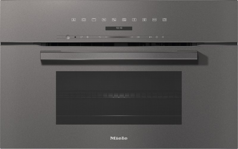 Miele 30" Compact Speed Oven, model H 7270 BM — ovens specified and installed by iKitchen Cabinetry