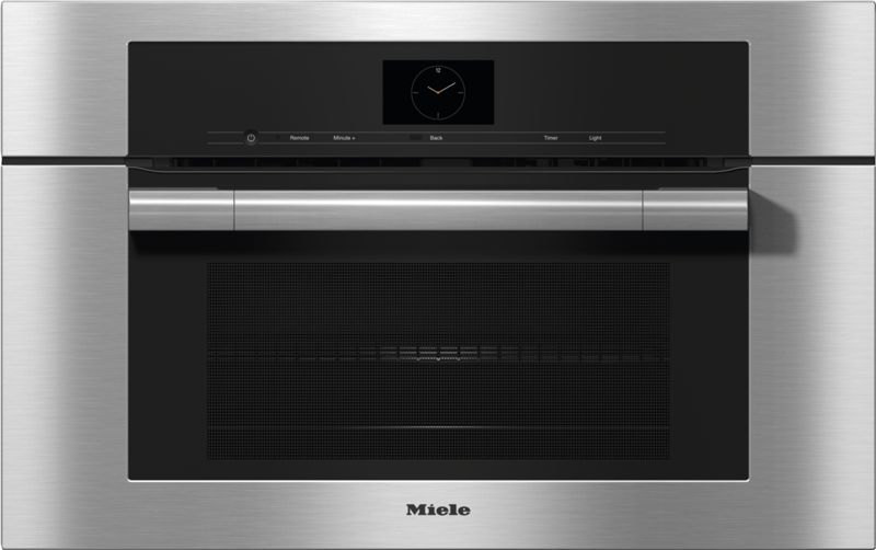 Miele H 7570 BM Stainless steel/Clean Touch Steel, model H 7570 BM — ovens specified and installed by iKitchen Cabinetry