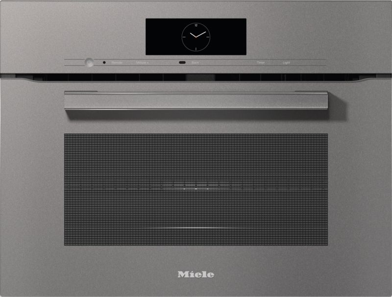 Miele 24" Compact Speed Oven H 7840 BM AM Graphite Grey, model H 7840 BM AM — ovens specified and installed by iKitchen Cabinetry