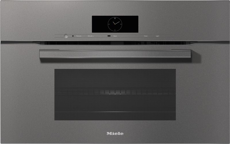 Miele 30" Compact Speed Oven H 7870 BM Graphite grey, model H 7870 BM — ovens specified and installed by iKitchen Cabinetry