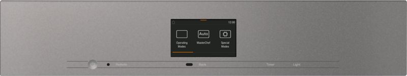 Miele 24" oven H 7660 BP AM Graphite grey, model H 7660 BP AM — ovens specified and installed by iKitchen Cabinetry, view 2