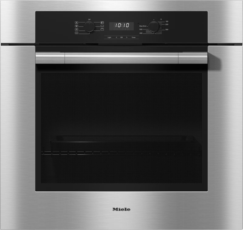 Miele H 2780 BP Stainless steel/Clean Touch Steel – 30 Inch Convection Oven, model H 2780 BP — ovens specified and installed by iKitchen Cabinetry