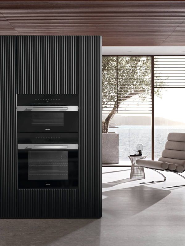 Miele 30 Inch Convection Oven H 7280 BP Stainless steel/Clean Touch Steel, model H 7280 BP — ovens specified and installed by iKitchen Cabinetry, view 4