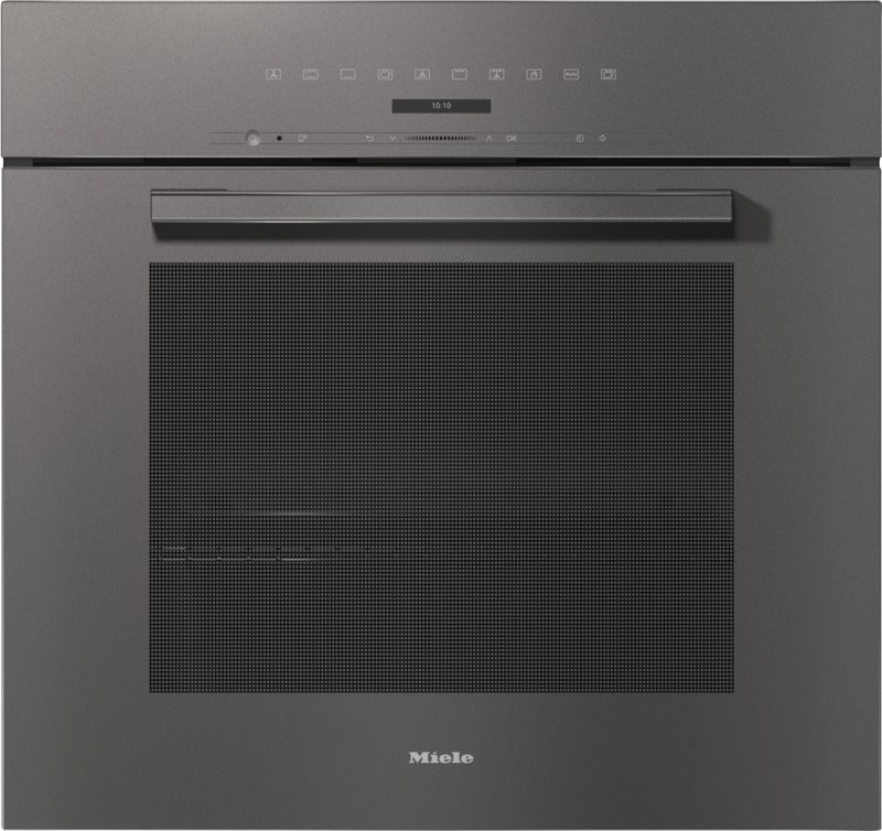 Miele 30 Inch Convection Oven H 7280 BP Graphite grey, model H 7280 BP — ovens specified and installed by iKitchen Cabinetry