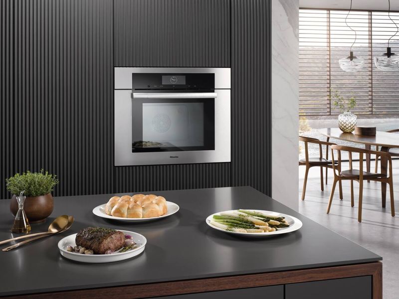 Miele 30" Combi-Steam Oven XXL, model DGC 7780 — steam & combi-steam ovens specified and installed by iKitchen Cabinetry, view 3