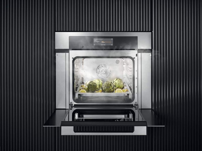 Miele 30" Combi-Steam Oven XXL, model DGC 7780 — steam & combi-steam ovens specified and installed by iKitchen Cabinetry, view 4