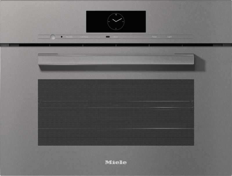 Miele 24" Compact Combi-Steam Oven XL DGC 7840 AM Graphite grey, model DGC 7840 AM — steam & combi-steam ovens specified and installed by iKitchen Cabinetry