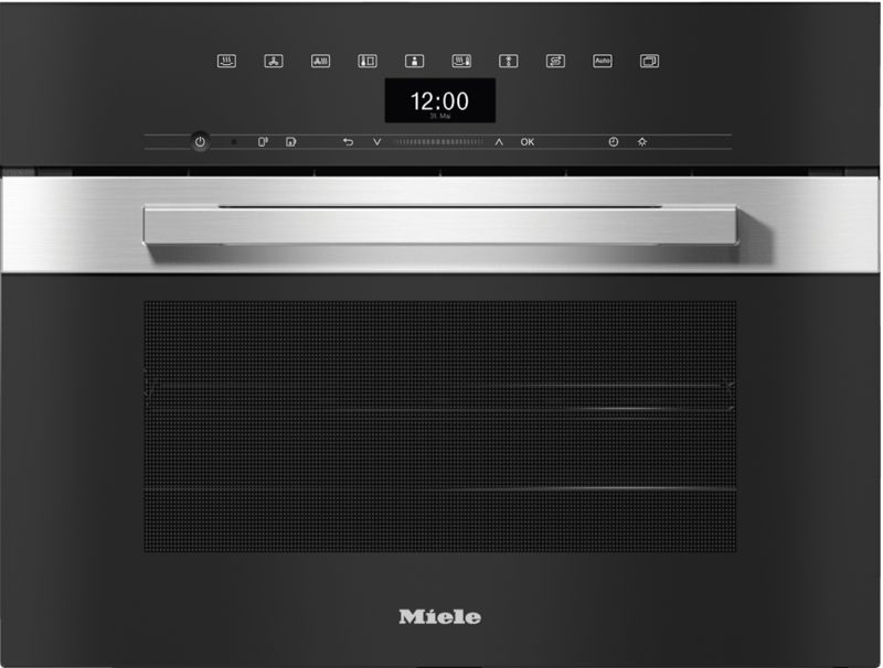 Miele 24" Compact Combi-Steam Oven XL, model DGC 7440 AM — steam & combi-steam ovens specified and installed by iKitchen Cabinetry