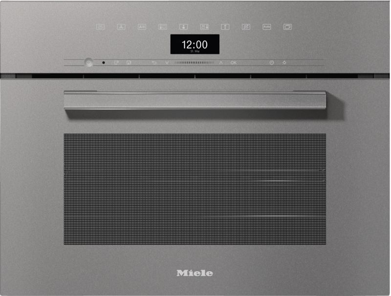 Miele 24" Compact Combi-Steam Oven XL, model DGC 7440 AM — steam & combi-steam ovens specified and installed by iKitchen Cabinetry