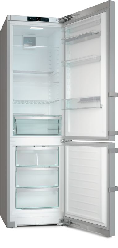 Miele 24" freestanding bottom-mount unit, model KFN 4799 DDE NA — freestanding bottom mounts specified and installed by iKitchen Cabinetry, view 3