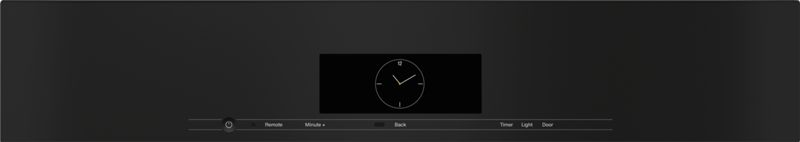 Miele 30" Handleless Compact Speed Oven H 7870 BMX Obsidian Black matte, model H 7870 BMX — ovens specified and installed by iKitchen Cabinetry, view 2