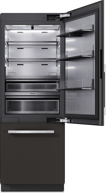 Miele 30" MasterCool bottom-mount unit, model KFMC 3836 R — built-in bottom mounts specified and installed by iKitchen Cabinetry, view 2